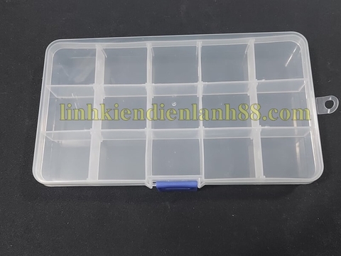 Hộp đựng Linh Kiện 15 ngăn 170x95x20mm mới !
