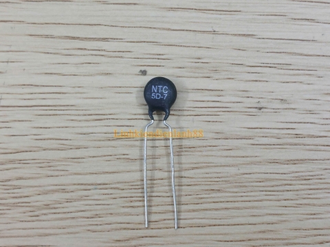 Điện trở Nhiệt NTC 5D-7 5R 7mm mới 100%.