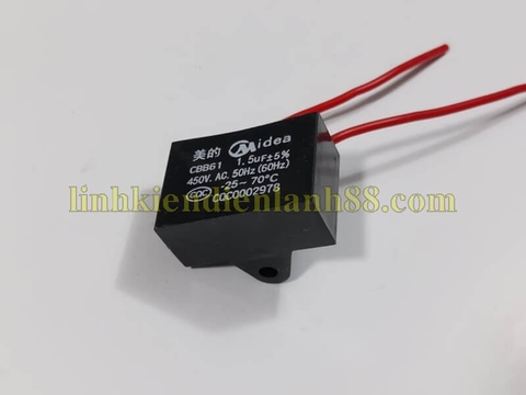 Tụ Quạt 1.5uf 450v Dây mới !