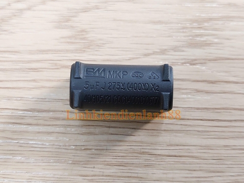 Tụ Bếp Từ  5UF 275VAC 400VDC tụ dầy Dáng Đứng Mới chính Hãng BM 100%.