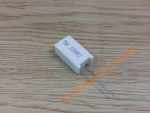 Trở sứ cắm 5W 100RJ dáng đứng mới 100%