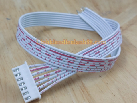 Dây Bus 7P XH2.54 Dây Trắng 1 Đầu Cắm Dài 30cm Chính Hãng