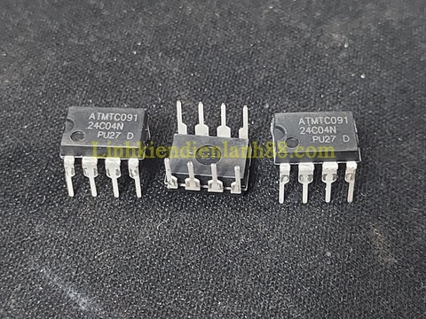 IC Nhớ AT24C04 24C04 24C04N DIP8 MỚI