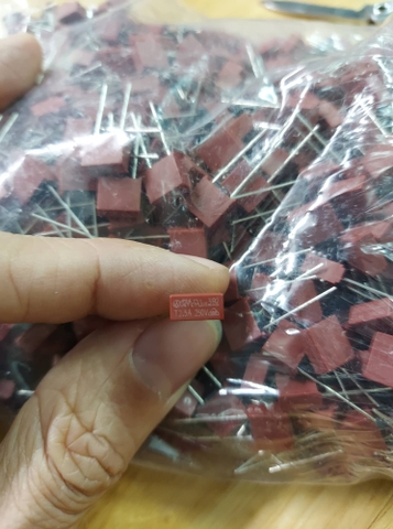 Cầu chì vuông 2.5A 250v mới !