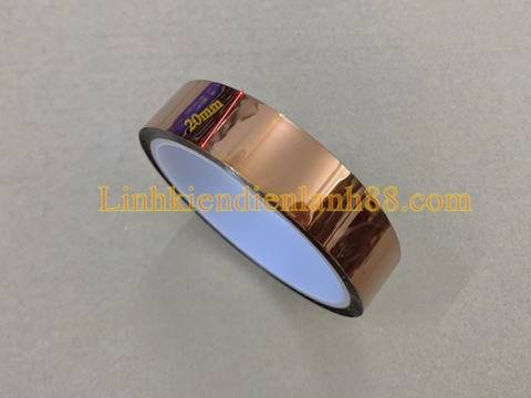 Băng dính chịu nhiệt 20mm x 33m.