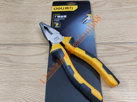 Kìm Deli DL2007- 18CM hàng mới chính hãng