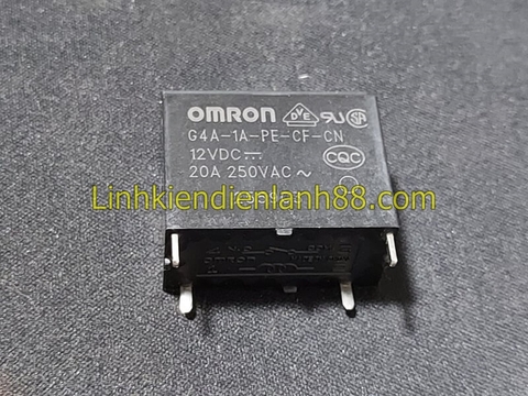 Ralay Omrom G4A-1A-PE-CF-CN 12vdc 20A mới chính Hãng.