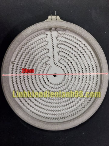 Mâm nhiệt bếp hồng ngoại 20cm 2000W 1 vòng nhiệt mới !