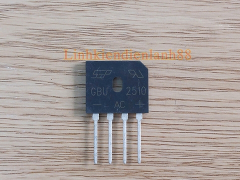 Cầu Diode GBU2510 25A 1000v mới ( có thể thay thế GBU2010 Gbu20k Gbu15k.. )