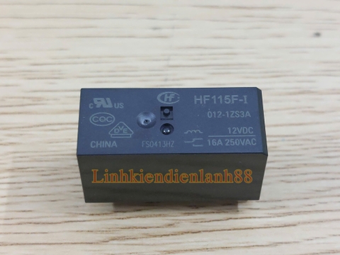 Rơ le HF115f Relay 12VDC 16A 250VAC mới chính hãng. tương đương G5RL-1-E G2RL-1-E 8 chân 12v 16A.