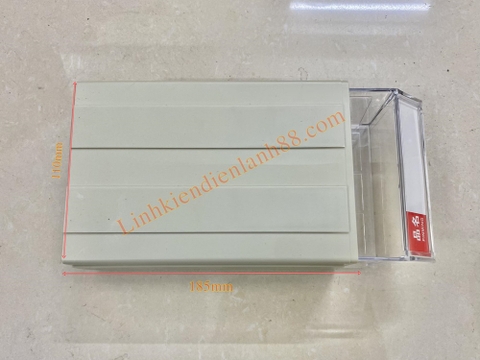 Hộp F2 Trắng (185x110x60mm) mới 100%.