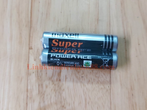 (2 viên) Pin Đũa Pin AAA maxell Black SIZE 3A 1.5v chính Hãng 100%.