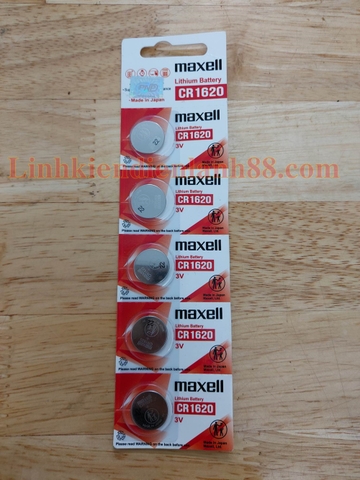 (1 quả) Pin Maxell CR1620 3V Mới, Chính Hãng 100%.
