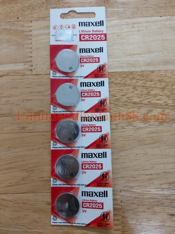 (1 quả) Pin Maxell CR2025  3V Mới, Chính Hãng 100%.