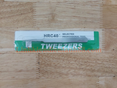 Nhíp Nhọn Tweezers Hợp Kim Thép Không Gỉ ST-14, Chống Từ Tĩnh Mới, Chính Hãng.