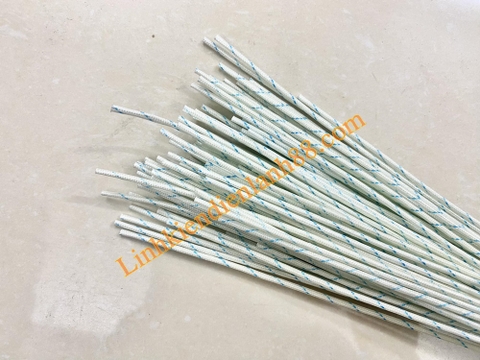 Ống gen thủy tinh chống cháy - cách điện 1mm ( 1mét).