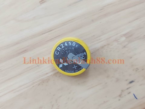 Pin CR2450 E LITHIUM 3V mới chính hãng ( pin dùng trong nồi cơm )