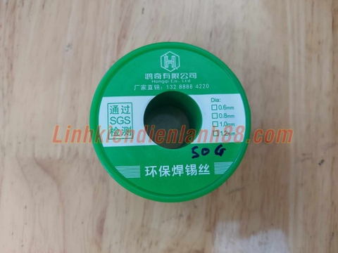 Thiếc Hàn Không Chì SGS 0.8mm 50g mới Chất lượng. thân thiện với môi trường.