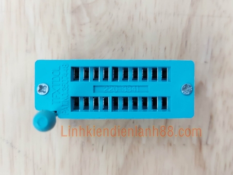 Socket 20p 20 chân xanh nạp IC  mới !