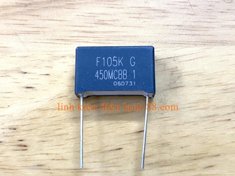 Tụ Lọc 1uf 450MCBB F105K Mới CHính Hãng.