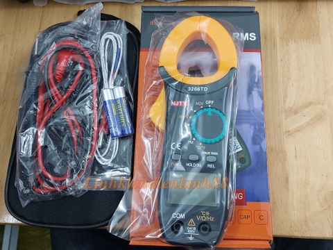 Ampe kìm kẹp dòng NJTY 3266TD đo tụ điện nhiệt độ đồng hồ vạn năng