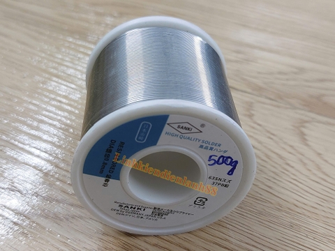 Thiếc Hàn SANKI 0.8mm 500g Mới