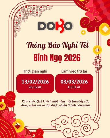 LỊCH NGHỈ TẾT NGUYÊN ĐÁN 2026