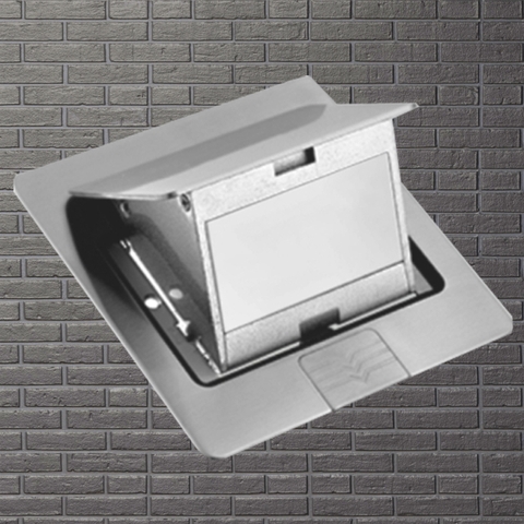 Bộ Khung ổ cắm âm sàn DoBo F55-885500 (Inox 304 kháng nước)