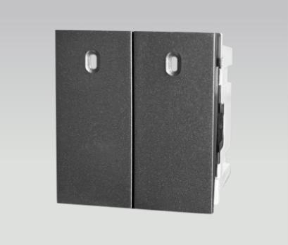 Hạt công tắc đôi 2 chiều A88-88016