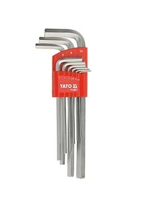 Bộ Lục giác đầu bằng 9 chi tiết YATO YT-5877(1.5-10mm)