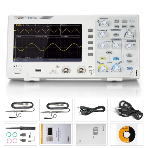 Máy hiện sóng số OWON SDS1022 (2 kênh, 20Mhz,100Ms/s)