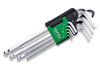 Bộ chìa lục giác đầu bi 9 món loại dài TOPTUL GAAL0916