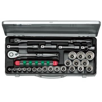 Bộ đầu khẩu vặn ốc KTC- Nhật Bản,26 chi tiết 1/2”, TB420X