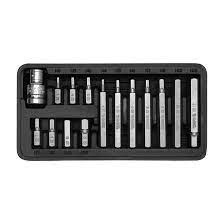 Bộ Đầu Tuýp Mũi Lục Giác 15 Chi Tiết YATO YT-0413