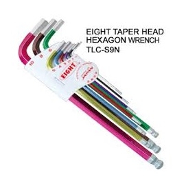 Bộ lục giác màu chữ L 9 chi tiết EIGHT TLC-S9N