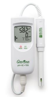 Máy Đo pH/EC/TDS/Nhiệt Độ Trong Thủy Canh Hanna HI9814