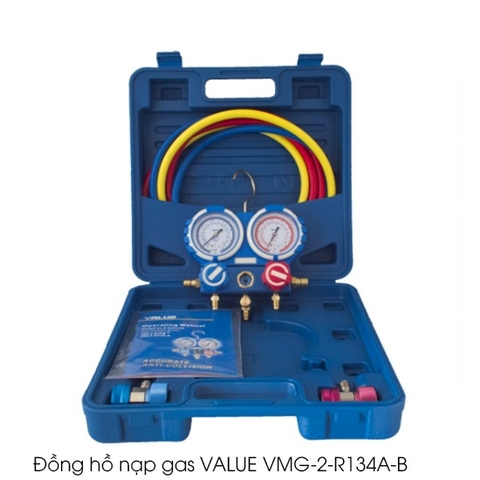 Bộ đồng hồ nạp gas VALUE VMG-2-R134A-02
