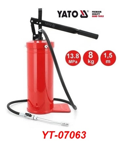 Máy bơm mỡ bằng tay 8kg YATO YT-07063