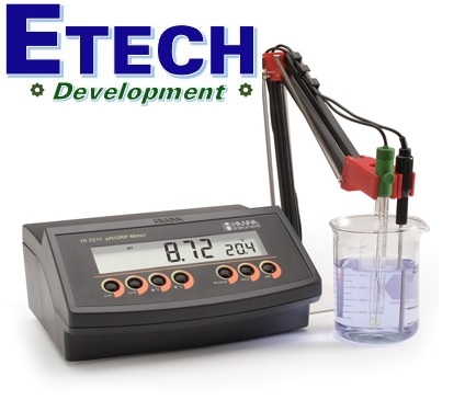 Máy Đo pH/ORP/Nhiệt Độ Để Bàn Với Độ Phân Giải 0.01 Hanna HI2211-02