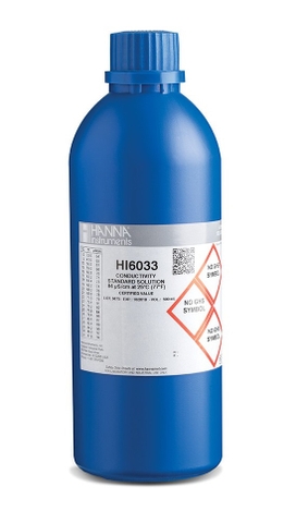Dung Dịch Hiệu Chuẩn Độ Dẫn (EC) 84 µS/cm Hanna Chai Chắn Sáng 500mL HI6033