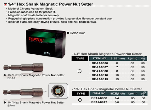 Đầu bắn vít tôn1/4
