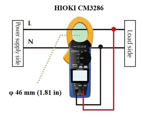 Ampe kìm dòng đo công suất cầm tay HIOKI CM3286(0.060 A to 600.0 A)