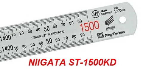 Thước lá thép Niigata Seiki ST-1500KD (0-1500mm)