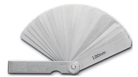 Bộ dưỡng đo độ dày 10 lá 0.1-1mm  Niigata 150MH