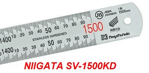 Thước lá thép Niigata Seiki SV-1500KD (0-1500mm)
