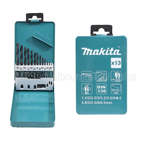 D-54075  BỘ MŨI KHOAN KIM LOẠI HSS-G 13 Makita