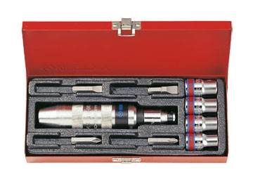 Bộ vít đóng Kingtony 4505SR (10 chi tiết, 1/2
