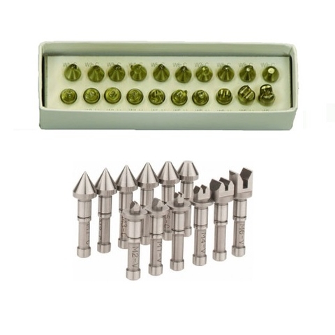 Bộ đầu ren thay thế hệ inch 10 chi tiết Mitutoyo 126-810