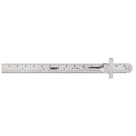 Thuớc lá bỏ túi INSIZE 7119-150 (150mm/6”; 1mm; 1/64”)