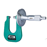 Panme đo độ dày tấm kim loại cơ khí INSIZE 3263-15A (0-15mm/0.01mm/SR5)